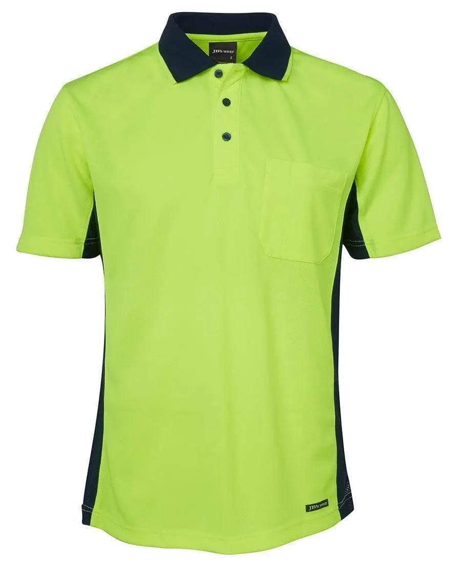 JB'S Hi-Vis Short Sleeve Sport Polo 6SPHS Metro Workwear.